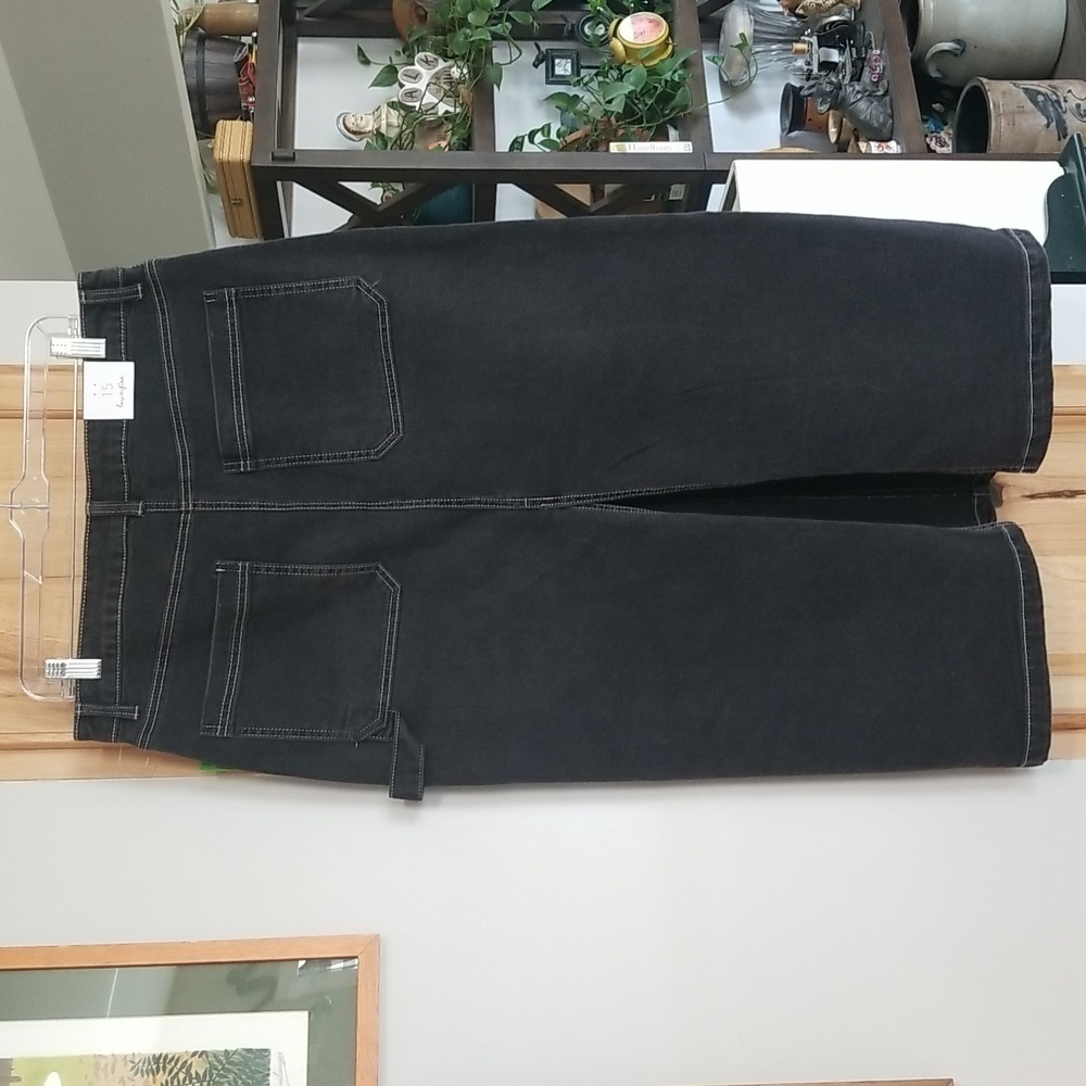 Love Fire Charcoal Cargo Maxi Skirt New With Tags Size 15 - Picture 3 of 7